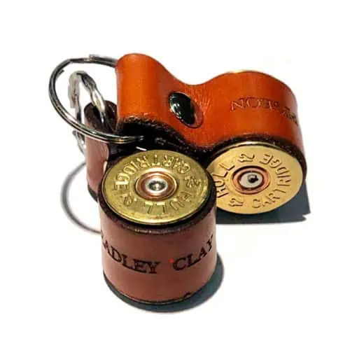 Headley Clay Pigeon Shotgun Cartridge Keyring
